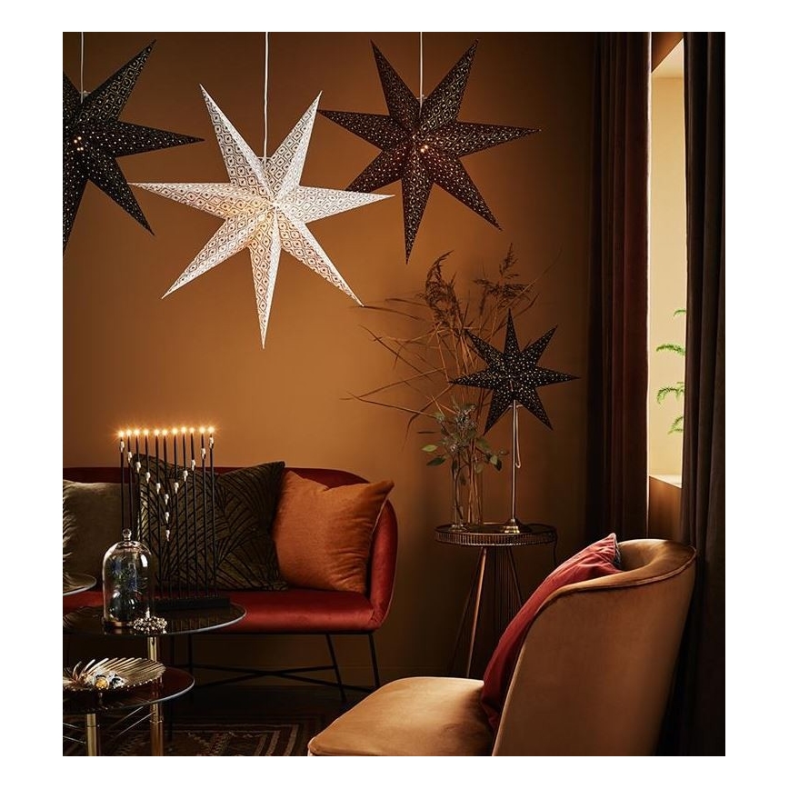 Markslöjd 705315 - Weihnachtsdekoration BAROQUE 1xE14/25W/230V 45 cm