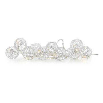 Markslöjd 705442 - LED Dekorative Lichterkette ZOO 10xLED/2xAA 1,6m warmweiß