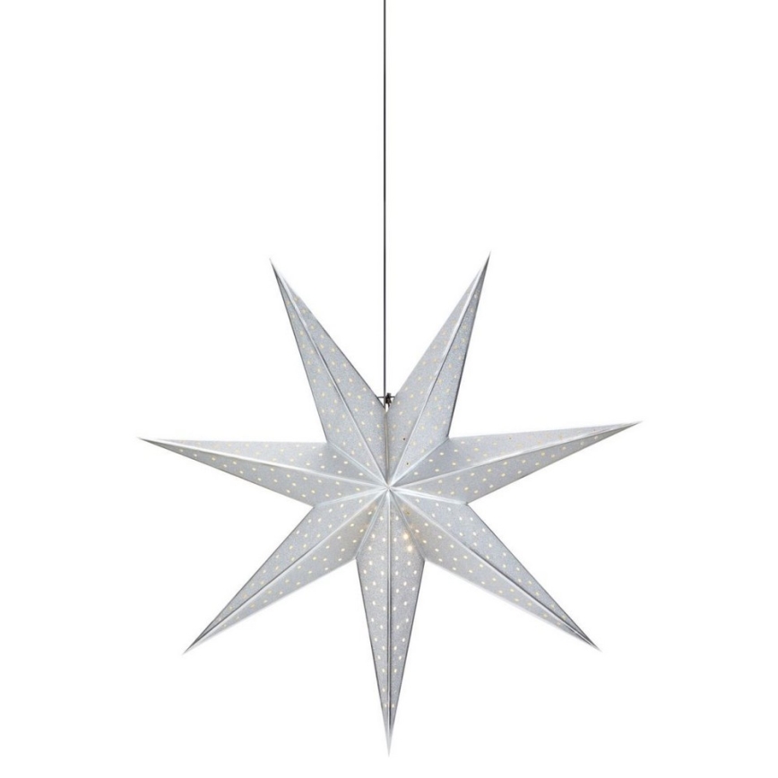 Markslöjd 705769 - Weihnachtsdekoration GLITTER 1xE14/25W/230V d 45 cm silbern