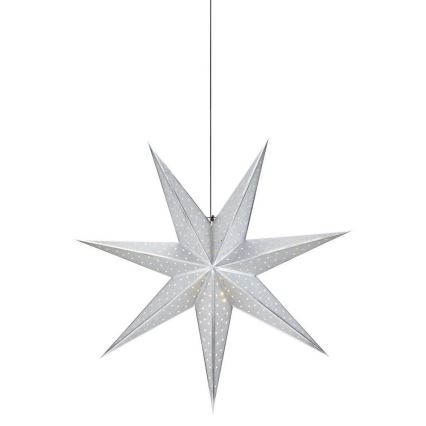 Markslöjd 705788 - Weihnachtsdekoration GLITTER 1xE14/25W/230V Dm. 75 cm silber