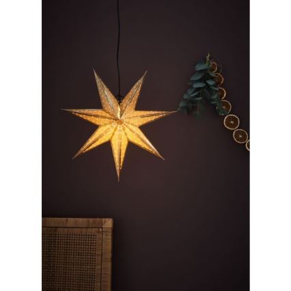 Markslöjd 705791 - Weihnachtsschmuck GLITTER 1xE14/25W/230V d. 45 cm gold