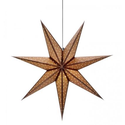 Markslöjd 705792 -Weihnachtsdekoration GLITTER 1xE14/25W/230V pr. 75 cm bronze