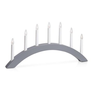 Markslöjd 705810 - Weihnachtskerzenleuchter ATLE 7xE10/3W/230V