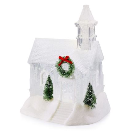 Markslöjd 705820 - LED Weihnachtsdekoration CHAPELLE LED/0,9W/3xAA Kapelle