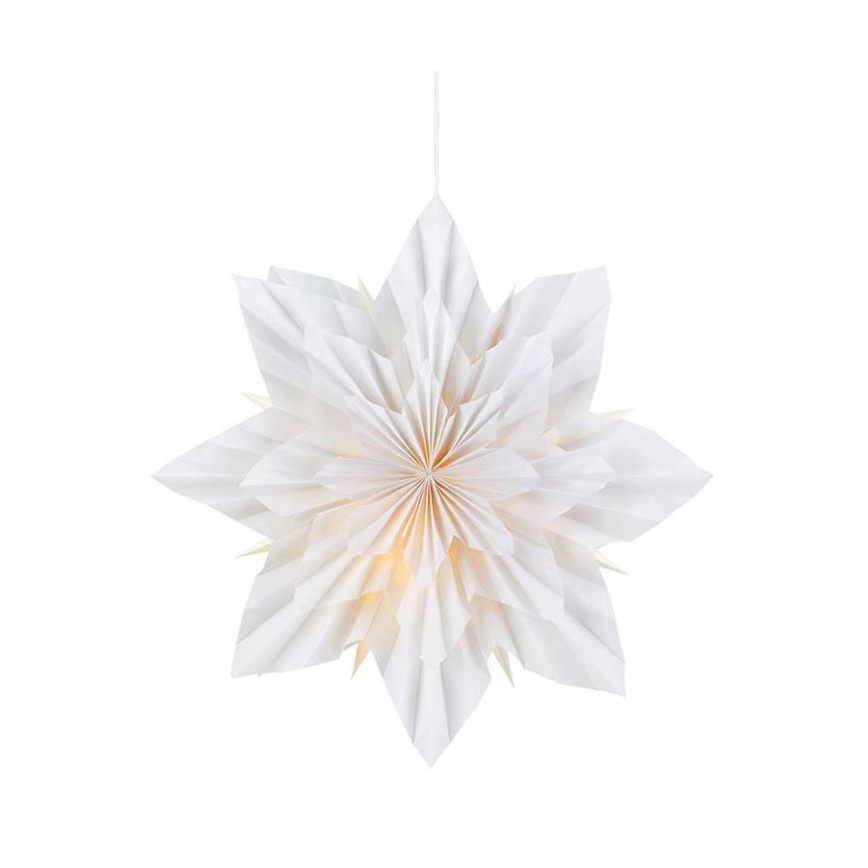 Markslöjd 705836 - Weihnachtsdekoration NEELA 1xE14/25W/230V Ø 43 cm weiß