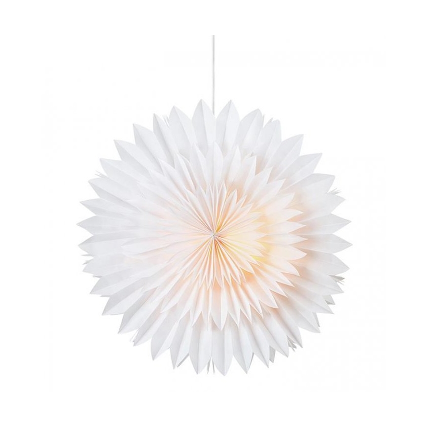 Markslöjd 705842 - Weihnachtsdekoration SOLINA 1xE14/25W/230V Dm. 48 cm weiß