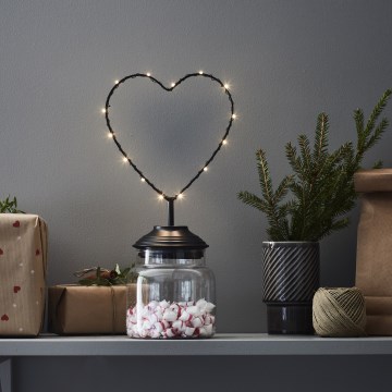 Markslöjd 705855 - LED-Weihnachtsdekoration SWEETIE LED/0,45W/3xAA Herz