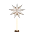 Markslöjd 706042 - Weihnachtsdekoration SOLVALAA 1xE14/25W/230V weiß/Holz