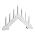 Markslöjd 706051 - LED Weihnachtsleuchter EVELIN 7xLED/0,06W/6xAA weiß