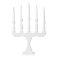 Markslöjd 706278 - Weihnachtsleuchter SVANEHOLM 5xE10/3W/230V Kiefer/weiß