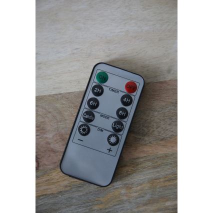 Markslöjd 706348 - Set mit 3 dimmbaren, wiederaufladbaren LED-Weihnachtsdekorationen PORTREE LED/0,1W/3,7V 150 mAh + Fernbedienung