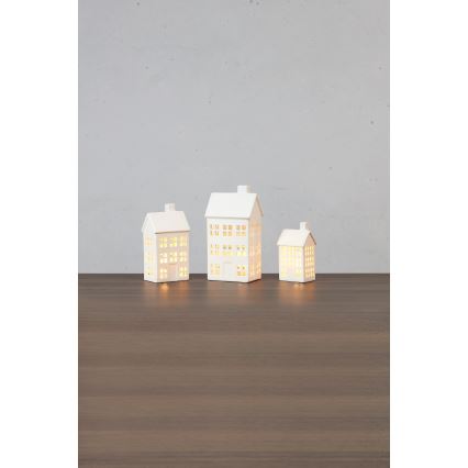 Markslöjd 706349 - 3er-Set dimmbarer, wiederaufladbarer Weihnachtsdekoration ETON LED/0,1W/3,7V 150 mAh + Fernbedienung