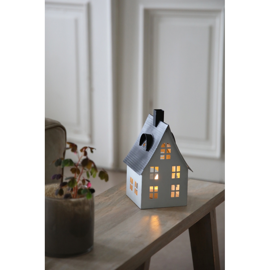 Markslöjd 706366 - LED Weihnachtsdekoration LUTON LED/0,1W/1xCR2032 weiß/schwarz