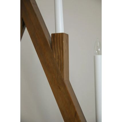 Markslöjd 706471 - Weihnachtsleuchter BJURFORS 5xE10/3W/230V Kiefer/braun