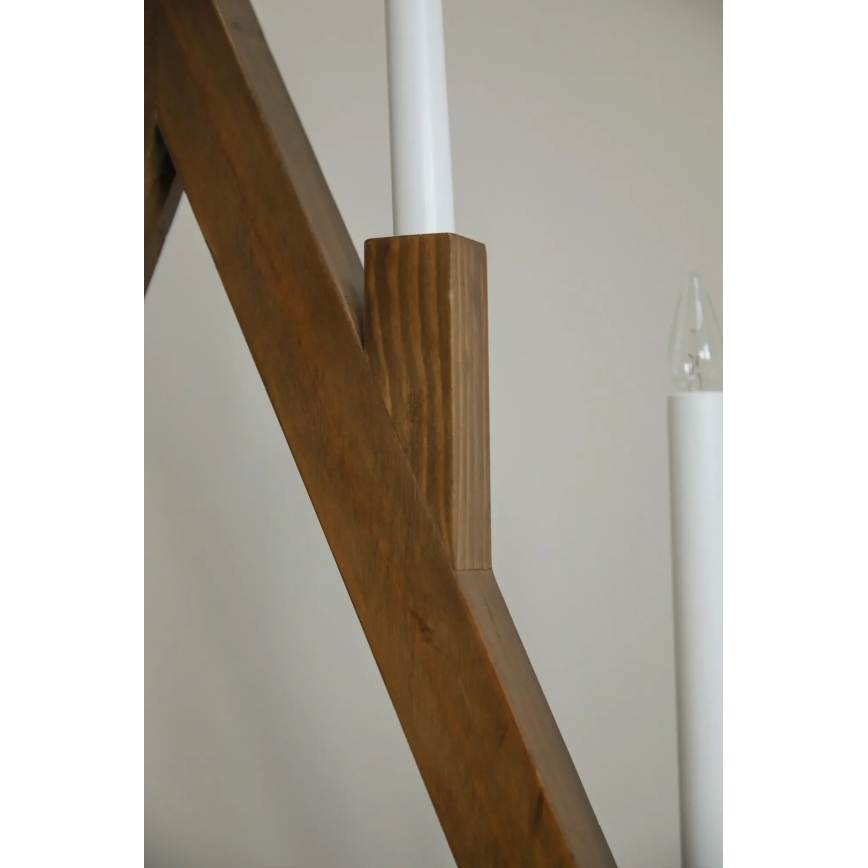 Markslöjd 706471 - Weihnachtsleuchter BJURFORS 5xE10/3W/230V Kiefer/braun