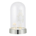 Markslöjd 706526 - LED-Weihnachtsdekoration ISLA LED/0,12W/3xAA glänzendes Chrom/Nussknacker