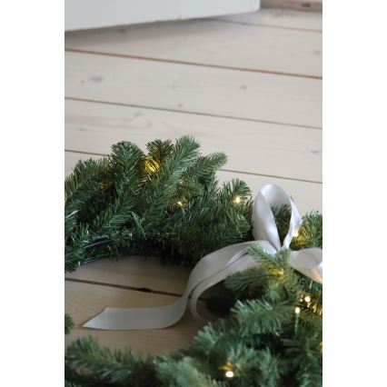 Markslöjd 706541 - LED-Außen-Weihnachtskranz VINTRA LED/3W/3xAA Ø 60 cm IP44 warmweiß