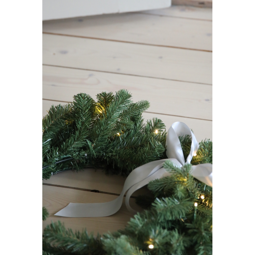 Markslöjd 706541 - LED-Außen-Weihnachtskranz VINTRA LED/3W/3xAA Ø 60 cm IP44 warmweiß