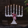 Markslöjd 8004 - Weihnachtskerzenhalter SVANEHOLM 7xE10/3W/230V rot