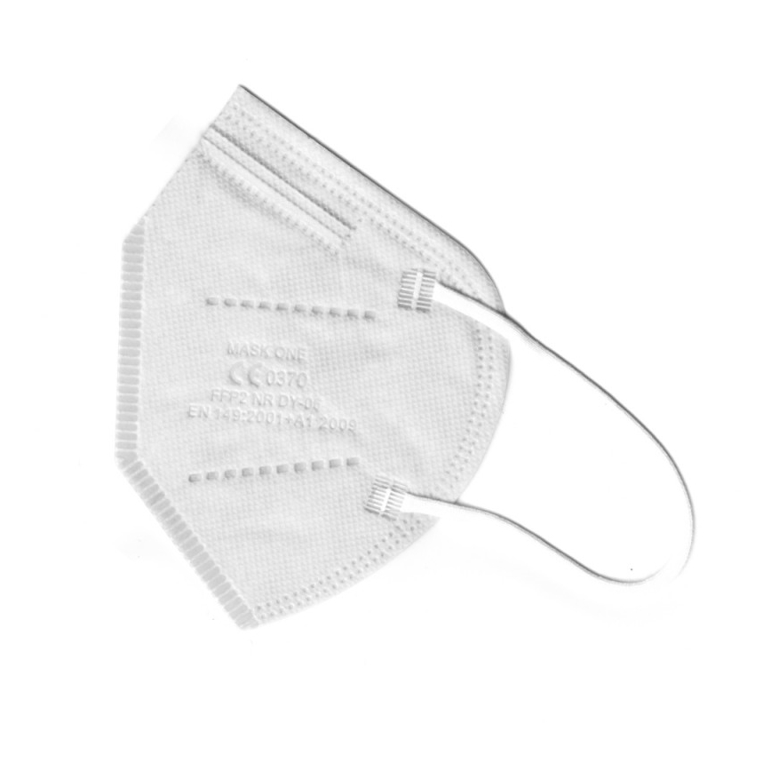 Maske Eine Atemschutzmaske FFP2 NR - CE 0370 weiß 1St. Kindergröße
