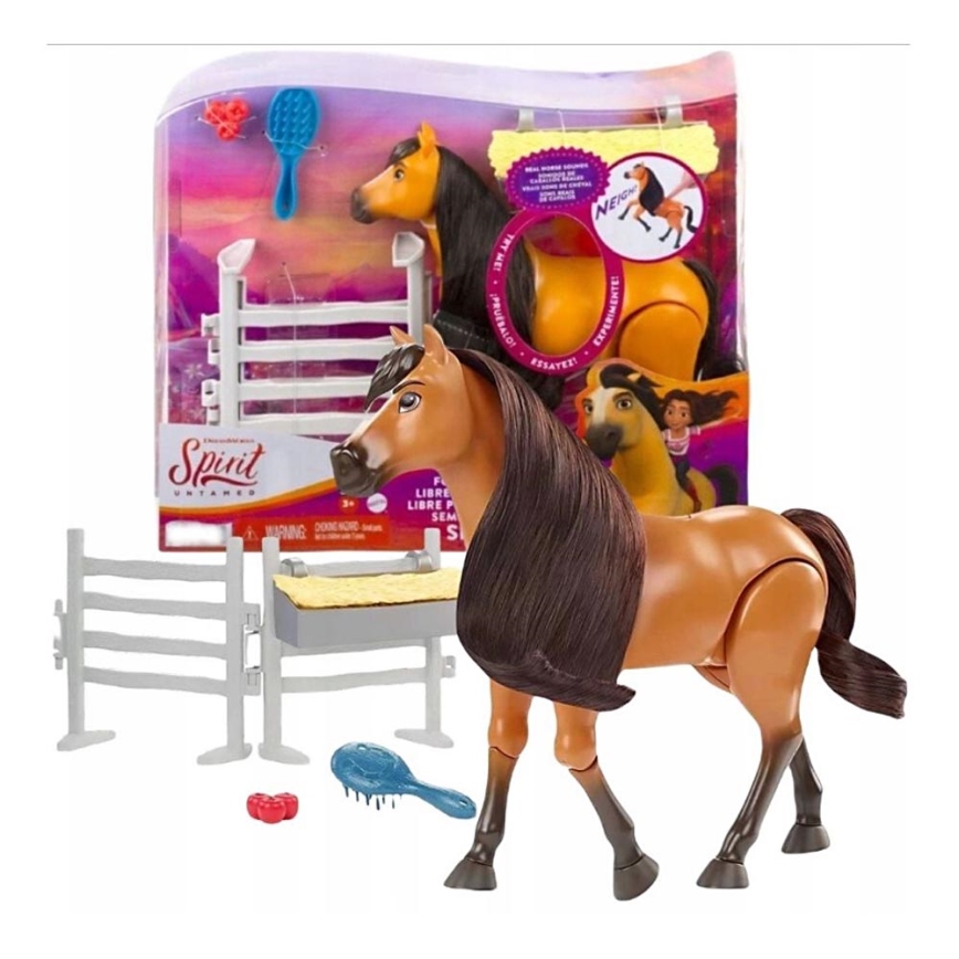 Mattel - Pferd Spirit mit Zubehör 3xAG13