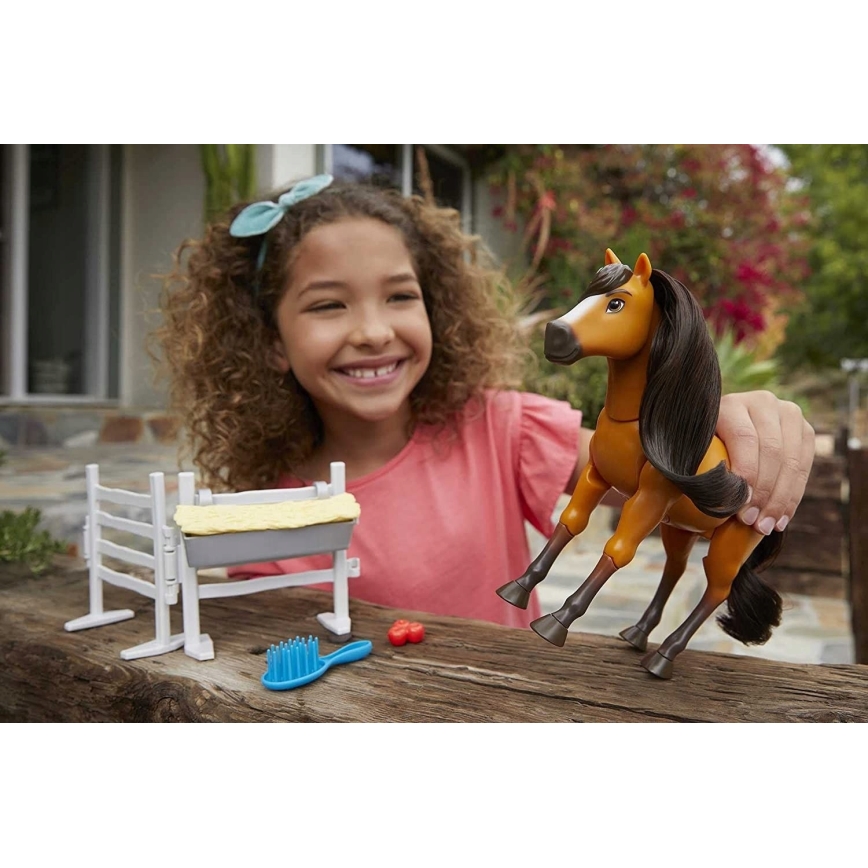 Mattel - Pferd Spirit mit Zubehör 3xAG13