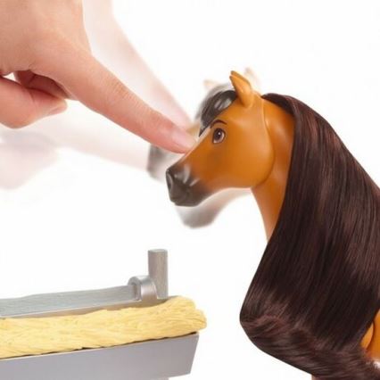 Mattel - Pferd Spirit mit Zubehör 3xAG13