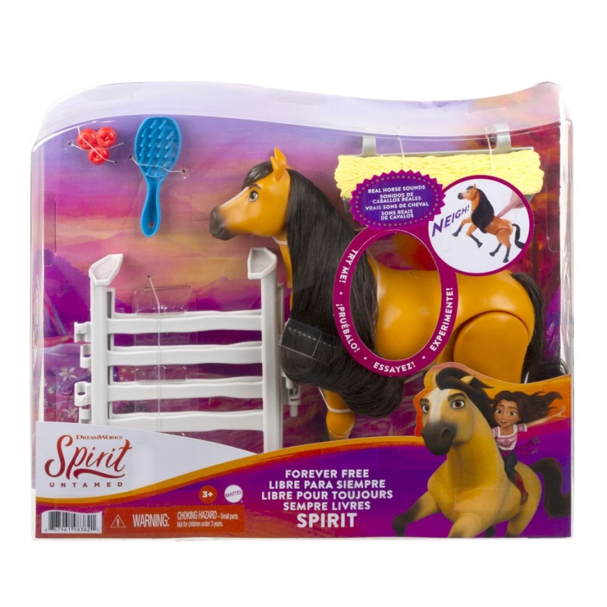 Mattel - Pferd Spirit mit Zubehör 3xAG13