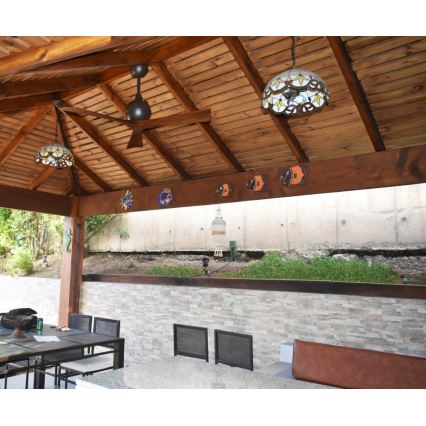 Deckenventilator IRENE 52" matter Nickel/Nuss