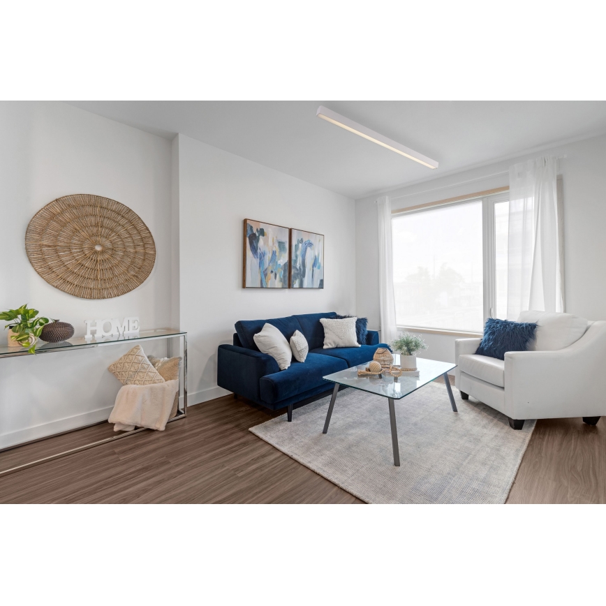 MAXLIGHT C0124D - Dimmbare LED-Deckenleuchte LINEAR LED/18W/230V 57 cm weiß