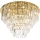 MAXLIGHT C0224 - Deckenleuchte MONACO 16xG9/40W/230V d 80 cm golden
