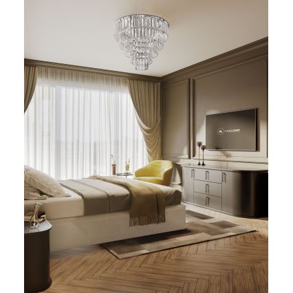 MAXLIGHT C0225 - Deckenleuchte MONACO 16xG9/40W/230V d 80 cm glänzendes Chrom
