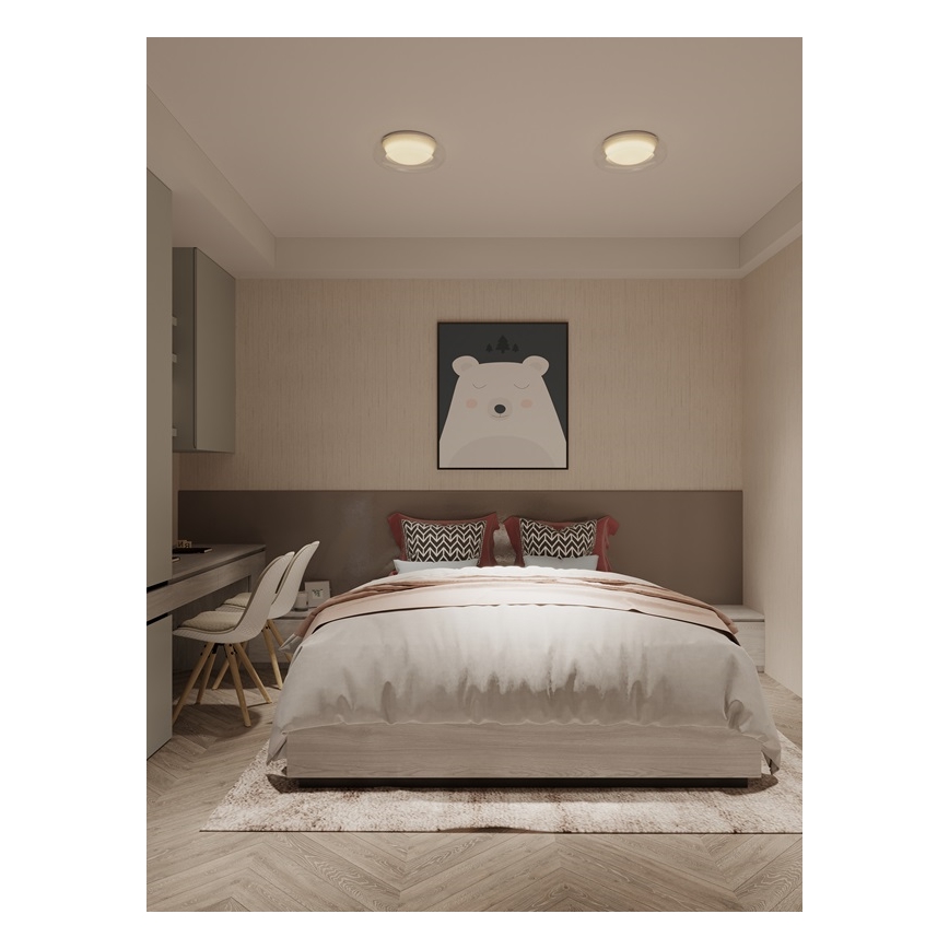 MAXLIGHT C0233 - LED-Deckenleuchte DUO LED/10W/230V d 34 cm weiß