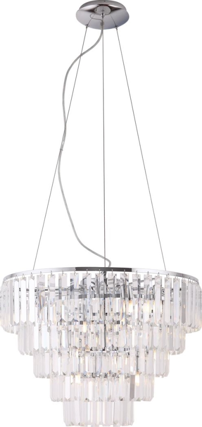 MAXLIGHT P0260 - Kronleuchter MONACO 15xG9/40W/230V d 60 cm glänzendes Chrom