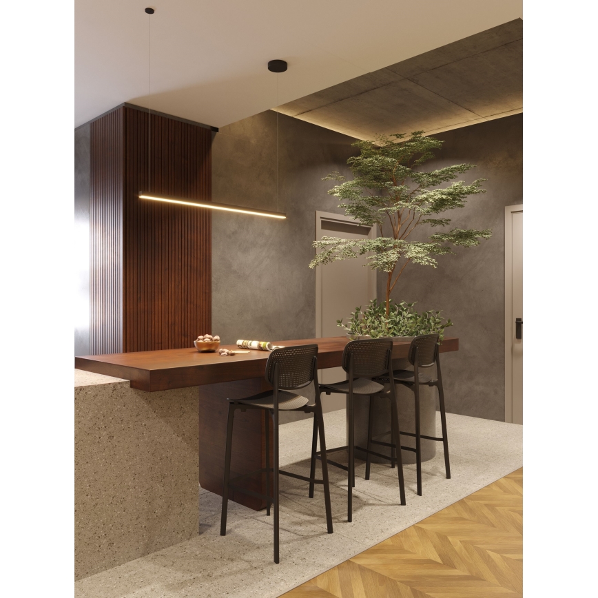 MAXLIGHT P0310D - Dimmbare LED-Hängeleuchte TRIO LED/12W/230V schwarz