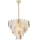 MAXLIGHT P0418 - Kronleuchter an Kette ARWENA 15xE14/40W/230V d 80 cm golden