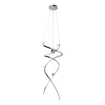 MAXLIGHT P0482D - Dimmbare LED-Hängeleuchte RITZ LED/100W/230V d 60 cm CRI 90 glänzendes Chrom