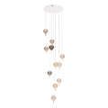 MAXLIGHT P0526D - Dimmbare LED-Hängeleuchte PALLONCINI 11xLED/6W/230V d 45 cm klar/beige/rauchig