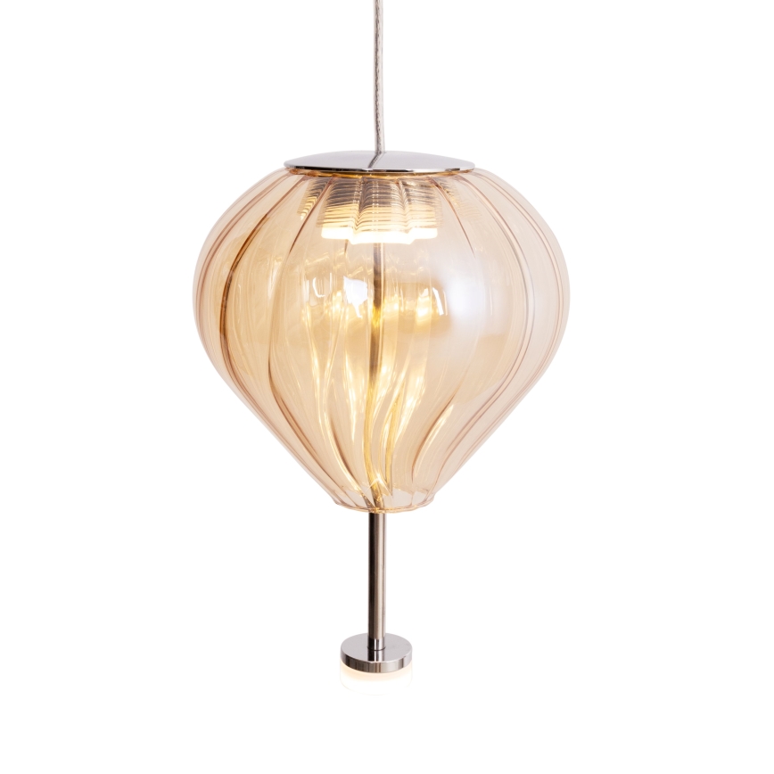 MAXLIGHT P0575 - LED-Hängeleuchte PALLONCINI 2xLED/3W/230V d 12 cm beige