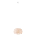 MAXLIGHT P0583 - Hängeleuchte PRASLIN 1xE27/15W/230V d 39 cm beige