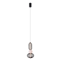MAXLIGHT P0591 - LED-Hängeleuchte BORA LED/10W/230V d 22 cm weiß/schwarz