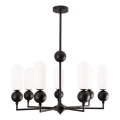 MAXLIGHT P0632 - Pendelleuchte mit Stange NOVA 7xG9/7W/230V Ø 70 cm schwarz