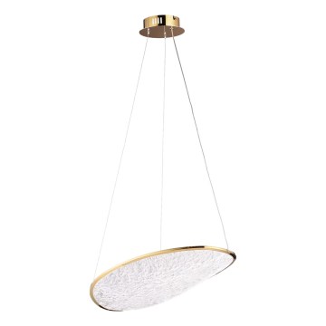MAXLIGHT P0637D - LED-Hängeleuchte mit Kabel EMPIRE LED/17W/230V goldfarben