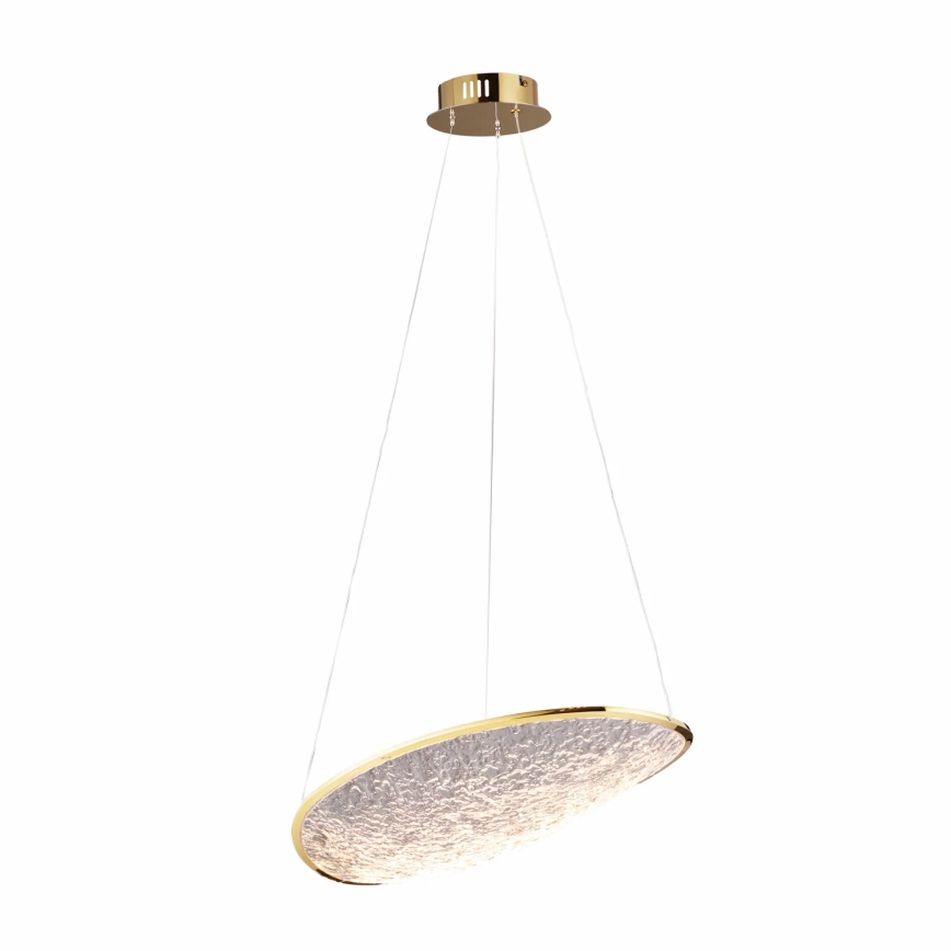 MAXLIGHT P0637D - LED-Hängeleuchte mit Kabel EMPIRE LED/17W/230V goldfarben