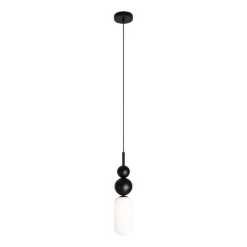 MAXLIGHT P0641 - NOVA Hängeleuchte an Kabel 1xG9/12W/230V Ø 12 cm schwarz