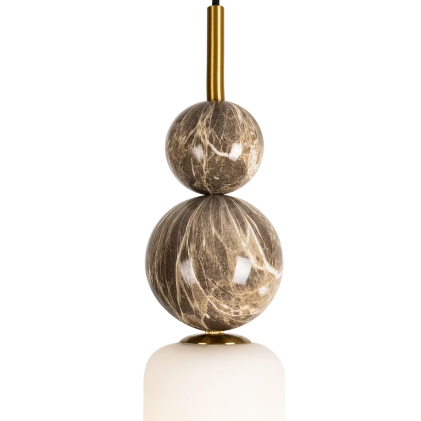 MAXLIGHT P0642 - NOVA Pendelleuchte an Kabel, 1x G9/12W/230V, Ø 12 cm, goldfarben