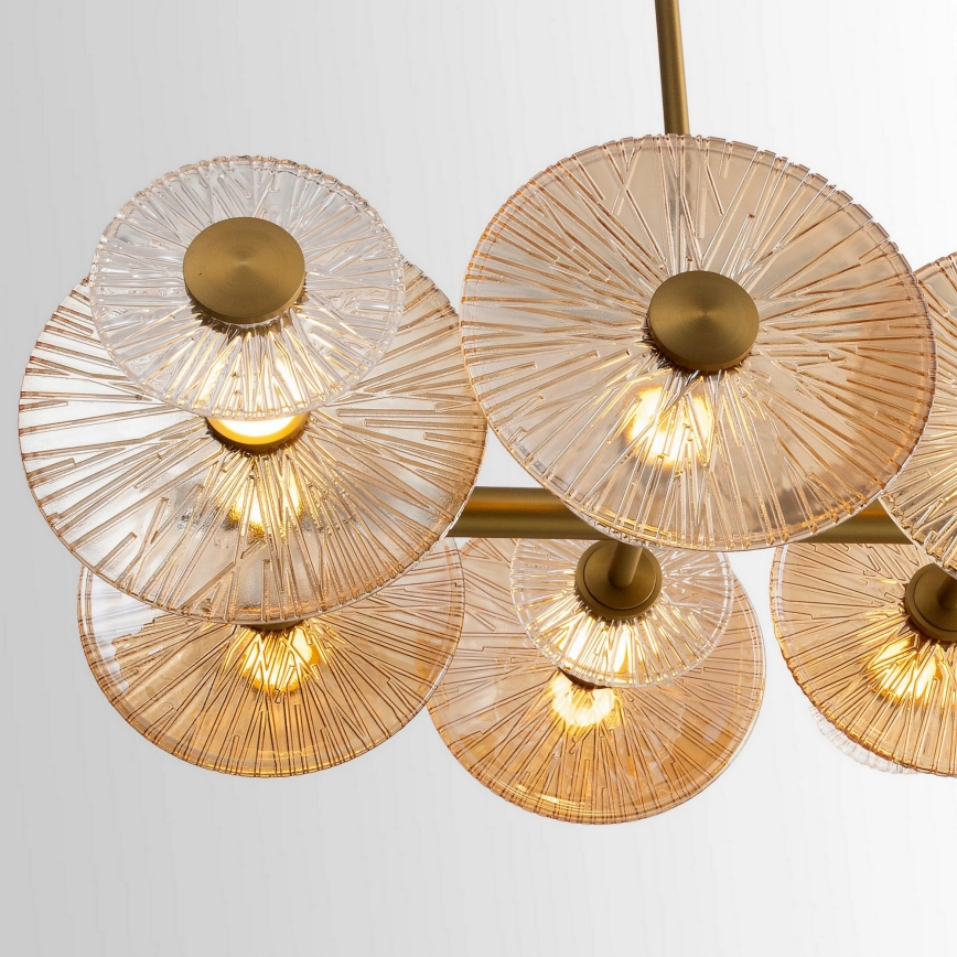 MAXLIGHT P0643 - LED-Pendelleuchte mit Stange ALLURE LED/51W/230V goldfarben