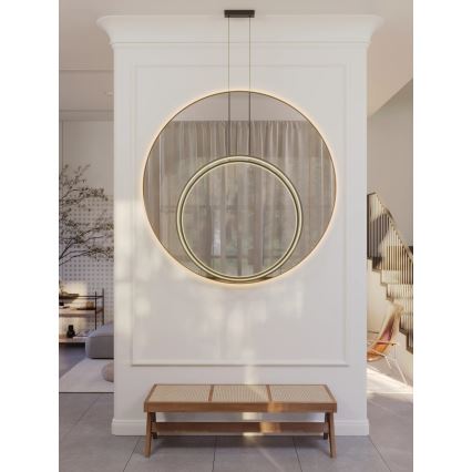 MAXLIGHT P0654 - LED-Badezimmer-Hängeleuchte an Kabel VISUAL VER LED/28W/230V IP44 weiß