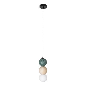 MAXLIGHT P0665 - Pendelleuchte an Kabel ALICE 1xG9/7W/230V Ø 10 cm schwarz