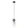MAXLIGHT P0665 - Pendelleuchte an Kabel ALICE 1xG9/7W/230V Ø 10 cm schwarz